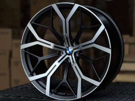 Кованые диски BMW INDIVIDUAL X5/X6/X7 C1452/C1453 (ET30:28) MATTE BLACK POLISH FACE 22” 5x112 10/11J D66.6