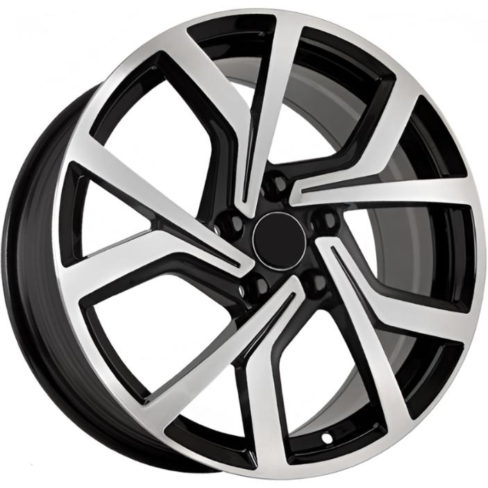 FF FBX157 7.5x17 5*112 ET40 DIA57.1 Black Machined Face Литой