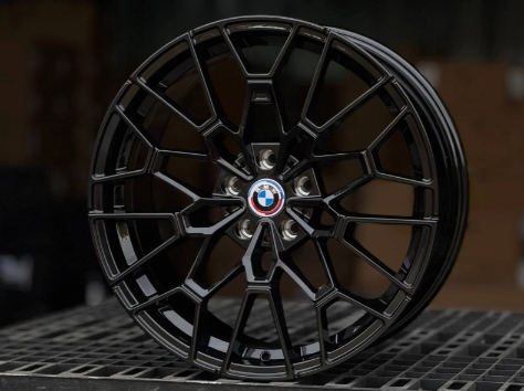 Литые диски BMW 827M style Flow Forming F9806 GLOSS BLACK 19” 5x112 ET32 8.5J D70.1