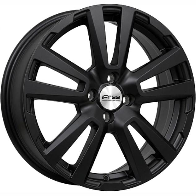 iFree КС874 6.5x17 4*100 ET43 DIA60.1 Блэк мэт Литой
