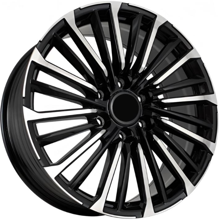 FF FBX422 8x20 6*139.7 ET35 DIA78.1 Black Machined Face Литой