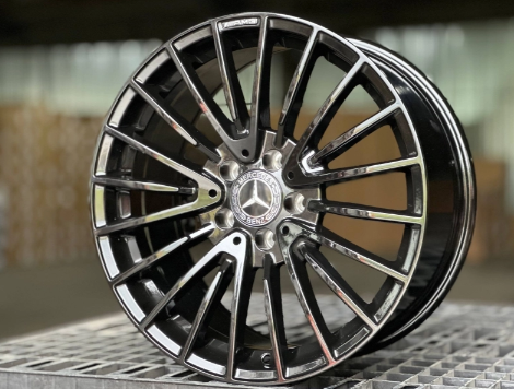 Литые диски MERCEDES GLOSS BLACK 18” 5x112 ET35/38 8.5/9.5 D66.6