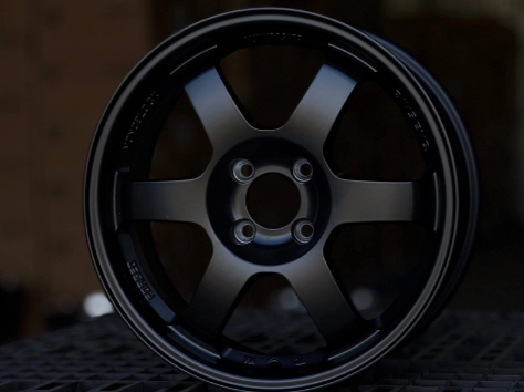 Литые диски RAYS TE37 ZS076 MATTE BLACK 16” 4x100 ET40 7J D73.1
