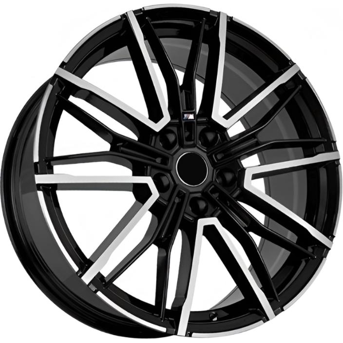 FF FBX358 8x19 5*120 ET30 DIA72.6 Black Machined Face Литой