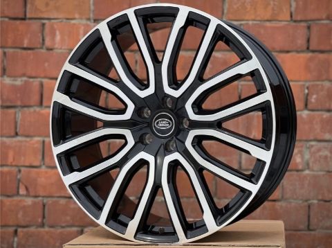Кованые диски Range Rover GLOSS BLACK FACE 22” 5x120 ET40 9.5J D72.6