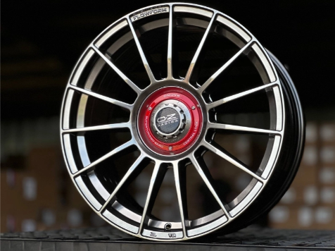 Литые диски OZ RACINg FlowForming HYPER BLACK 19” 5x114.3 ET35 8.5J D73.1