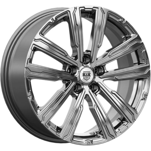 K&K Аламер 7.5x18 5*112 ET41 DIA66.6 Дарк платинум Литой