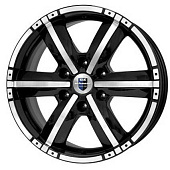 K&K Окинава 7.5x17 6*139.7 ET30 DIA106.1 Алмаз черный Литой