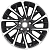 Khomen KHW 1804 7.5x18 5*108 ET50 DIA63.3 Black-FP Литой