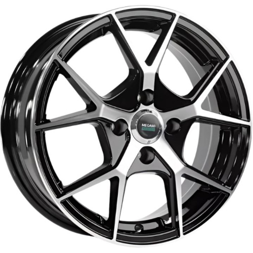 Megami MGM-18FF 6x15 4*100 ET47 DIA60.1 BKF Литой