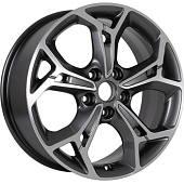 Khomen KHW 1702 7x17 5*110 ET46 DIA63.3 Gray-FP Литой