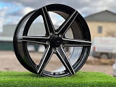 Литые диски SHOGUN S6 D6093 17, 5x100, GLOSS BLACK MILLING (ET: 35, DIA: 73.1, W: 8)