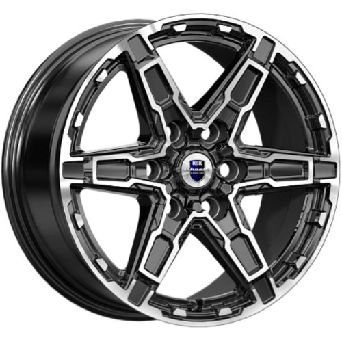 K&K Дистрикт 8x18 6*114.3 ET25 DIA66.1 Дарк платинум Литой