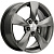 Khomen KHW 1504 6x15 5*100 ET43 DIA57.1 Gray Литой