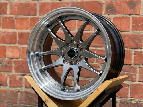 Литые диски Work CR2P 7899F FlowForming 17, 4x100, HYPER BLACK (ET: 35, DIA: 73.1, W: 8)
