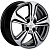 Khomen KHW 1502 6x15 4*100 ET45 DIA56.6 Gray-FP Литой