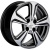 Khomen KHW 1502 6x15 4*100 ET46 DIA54.1 F-Silver Литой
