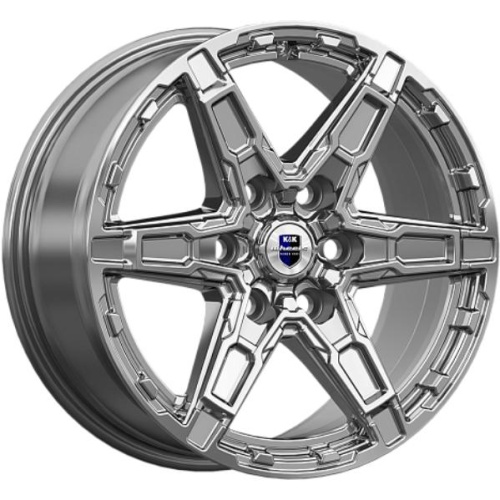 K&K Дистрикт 8x18 6*114.3 ET25 DIA66.1 Дарк платинум Литой