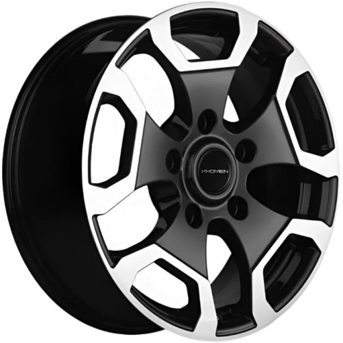 Khomen KHW 1725 6.5x17 5*139.7 ET40 DIA98.5 Black-FP Литой