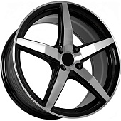 FF FBX501 7.5x17 4*100 ET38 DIA73.1 Black Machined Face Литой
