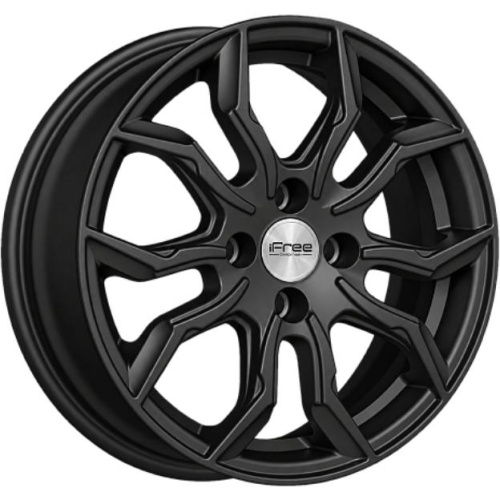 iFree Бохо 6x15 4*100 ET37 DIA60.1 Блэк мэт Литой