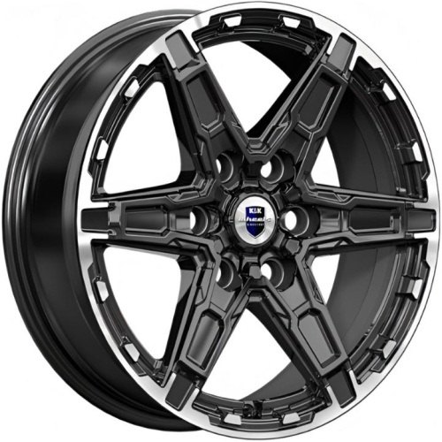 K&K Дистрикт 8x18 6*114.3 ET42 DIA66.1 Алмаз черный Литой