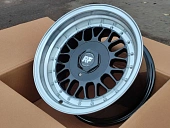 Литые диски RGW6615 15, 4x100, BLACK AND POLISH LIP (ET: 20, DIA: 73.1, W: 8)