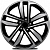 Khomen KHW 1612 6.5x16 5*108 ET45 DIA60.1 Black-FP Литой