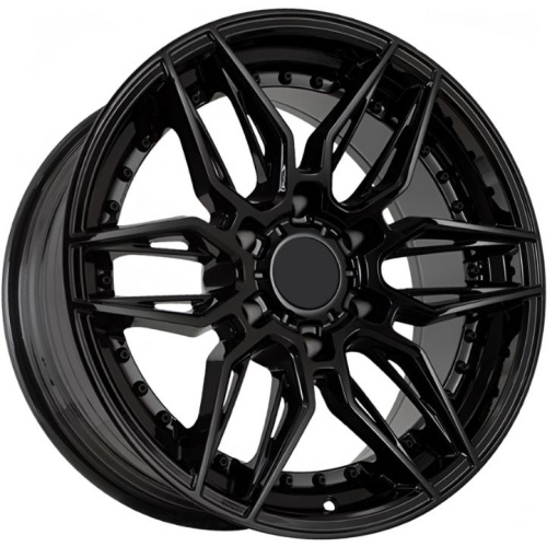 Kipardo KF66 8.5x18 6*139.7 ET15 DIA108.1 Black Machined Face Литой