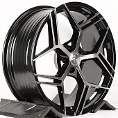 Диски Tisli Blade 10x20/5x112 D66.6 ET40 Gloss Black Brush With Dark Tint