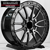 Диски KoKo Kuture YC7811 9.0x22/6x139.7 D100.1 ET45 Gunmetal w/m-blk lbp