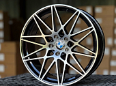 Литые диски BMW GLOSS BLACK FACE 19” 5x120 ET35/40 8.5/9.5J D72.6