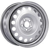 Trebl 9680T 6.5x16 5*100 ET42 DIA57.1 Silver Штампованный