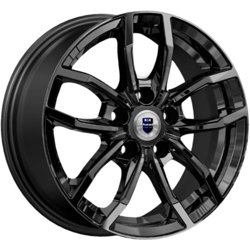 K&K Фрост 6.5x15 5*108 ET50 DIA63.3 Алмаз черный Литой