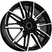 FF FBX358 8x19 5*120 ET30 DIA72.6 Black Machined Face Литой