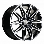 Khomen KHW 1904 8.5x19 5*112 ET30 DIA66.6 Black-FP Литой