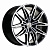 Khomen KHW 1904 8.5x19 5*112 ET40 DIA57.1 Black-FP Литой