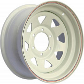 Off Road Wheels Niva 7x15 5*139.7 ET30 DIA98.5 White Штампованный
