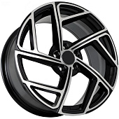 FF FBX115 7.5x17 4*98 ET35 DIA58.6 Black Machined Face Литой