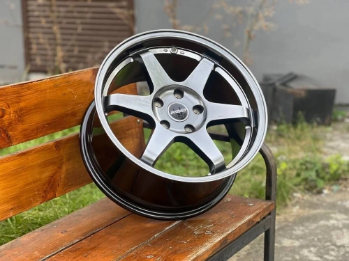 Литые диски RAYS TE37 KS090 17, 5x100, HYPER BLACK (ET: 30, DIA: 73.1, W: 8.5)