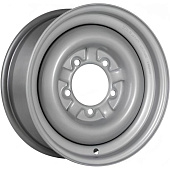 Kronprinz УАЗ-450 6x15 5*139.7 ET22 DIA108.6 Silver Штампованный