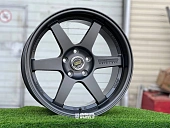 Литые диски RAYS TE37 6071 18, 5x114.3, MATTE GUNMETAL (ET: 20, DIA: 73.1, W: 10.5)