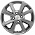 Khomen KHW 1501 6x15 4*100 ET37 DIA60.1 G-Silver Литой