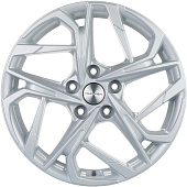 Khomen KHW 1716 7x17 5*110 ET46 DIA63.3 F-Silver Литой