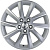 Khomen KHW 1507 6x15 5*100 ET40 DIA57.1 Silver-FP Литой